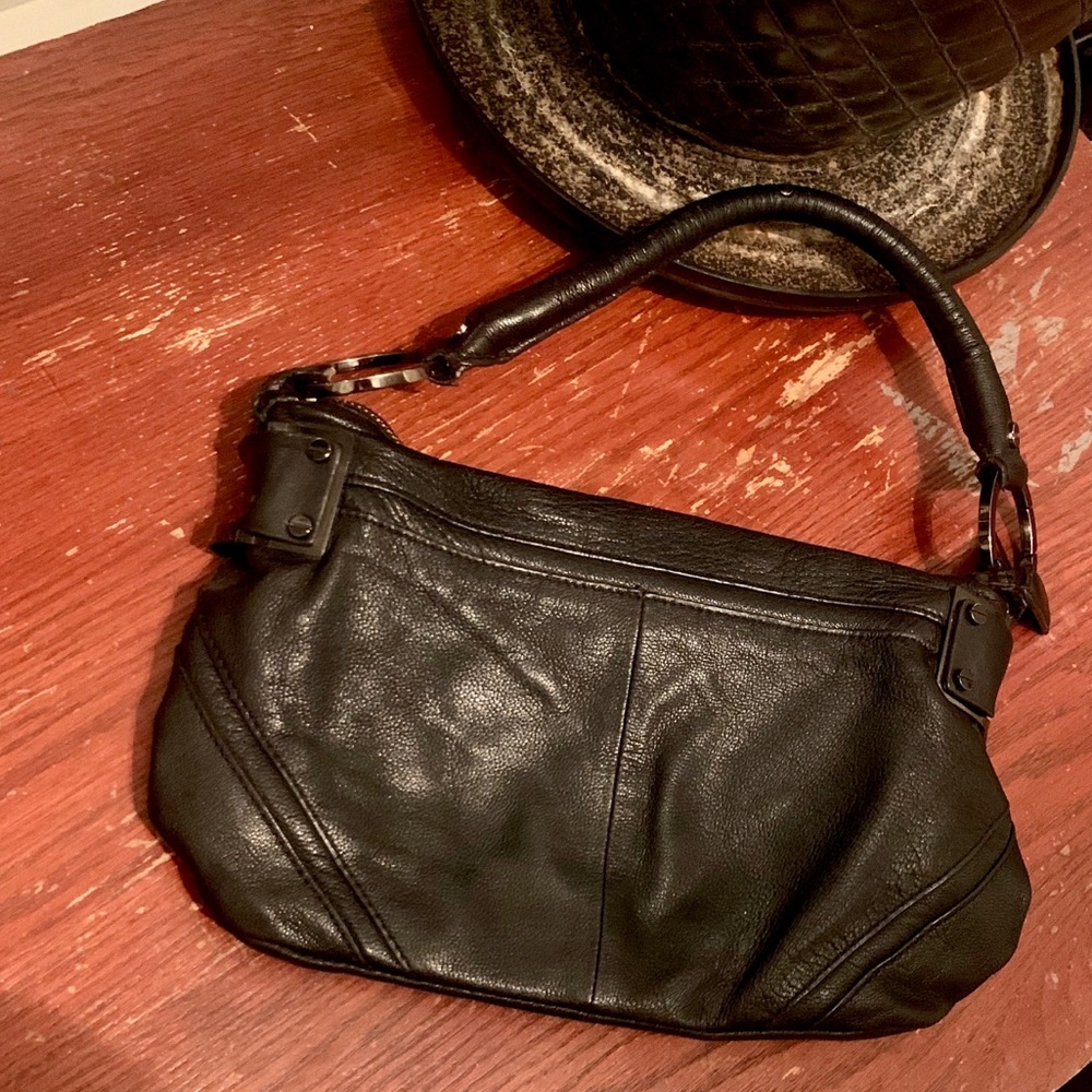 Kenneth Cole Black Leather Purse